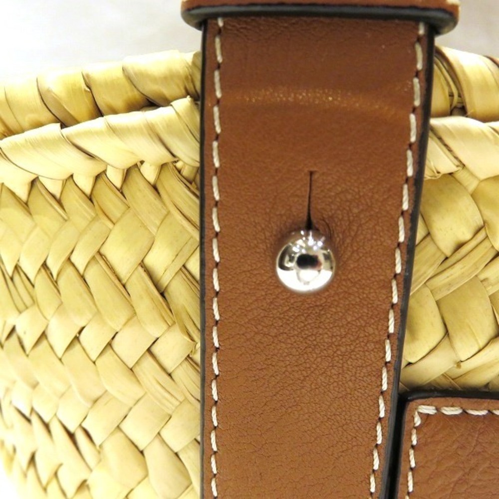 Loewe LOEWE raffia straw basket bag 327.02.S93 tote handbag ladies - Picture 4 of 9